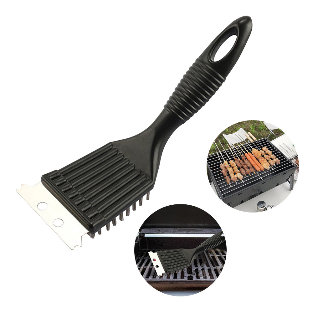 Brosses de nettoyage à poils métalliques Brosse de nettoyage pour barbecue Outil de nettoyage pour barbecue extérieur à domicile Accessoires de cuisine