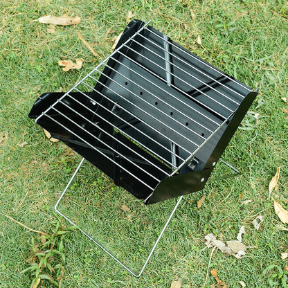 Barbecue Grill Pliable En Acier Inoxydable Portable Petit Barbecue Grill Outil Barbecue Camping En Plein Air Four À Charbon De Bois Barbecue Grills Accessoires