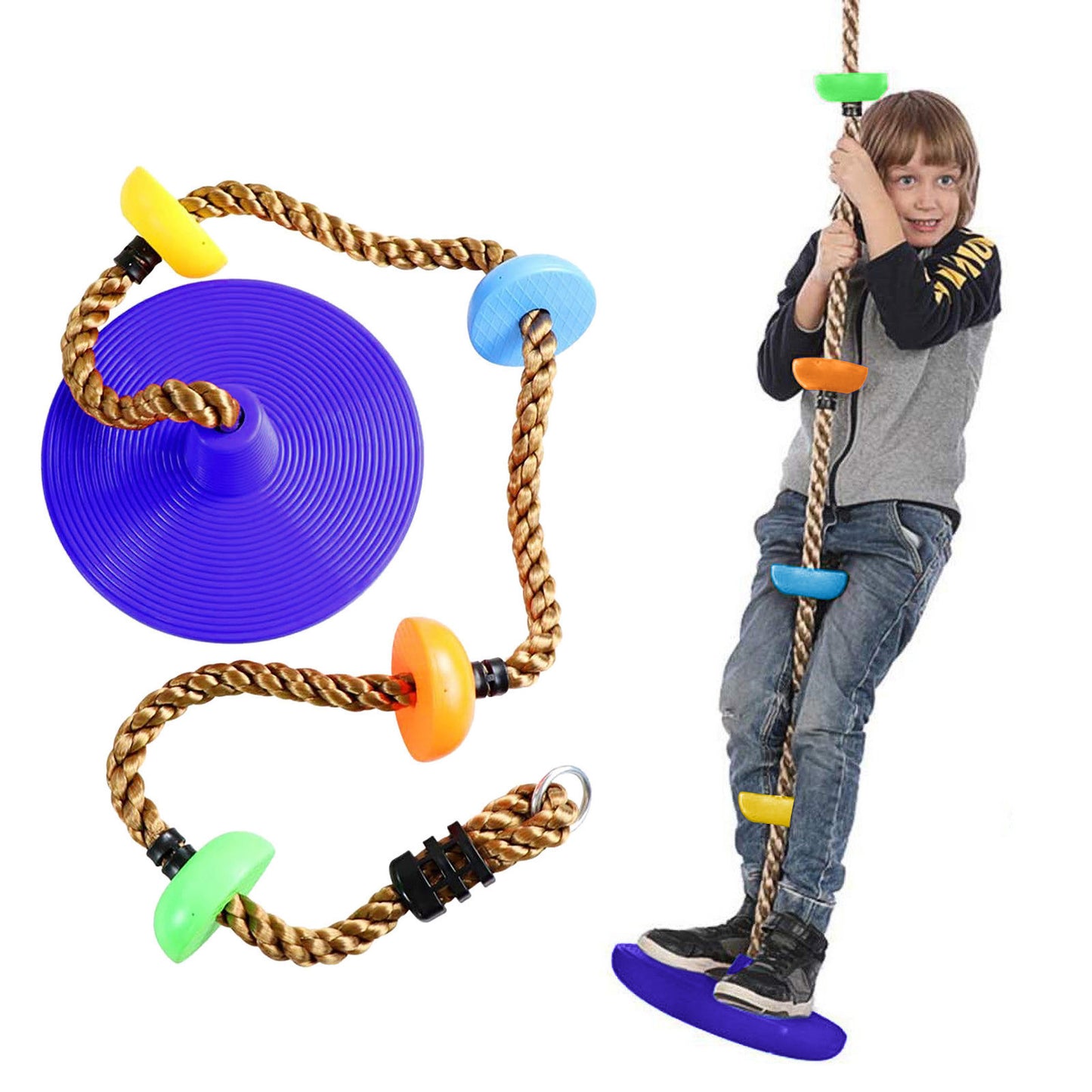 Équipement de jeu de balançoire en plastique pour enfants Ensemble de jouets d'extérieur pour enfants Accessoires