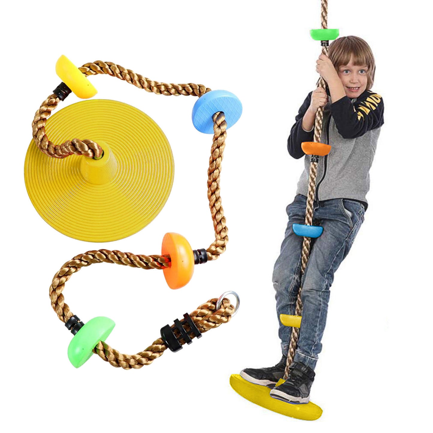 Équipement de jeu de balançoire en plastique pour enfants Ensemble de jouets d'extérieur pour enfants Accessoires