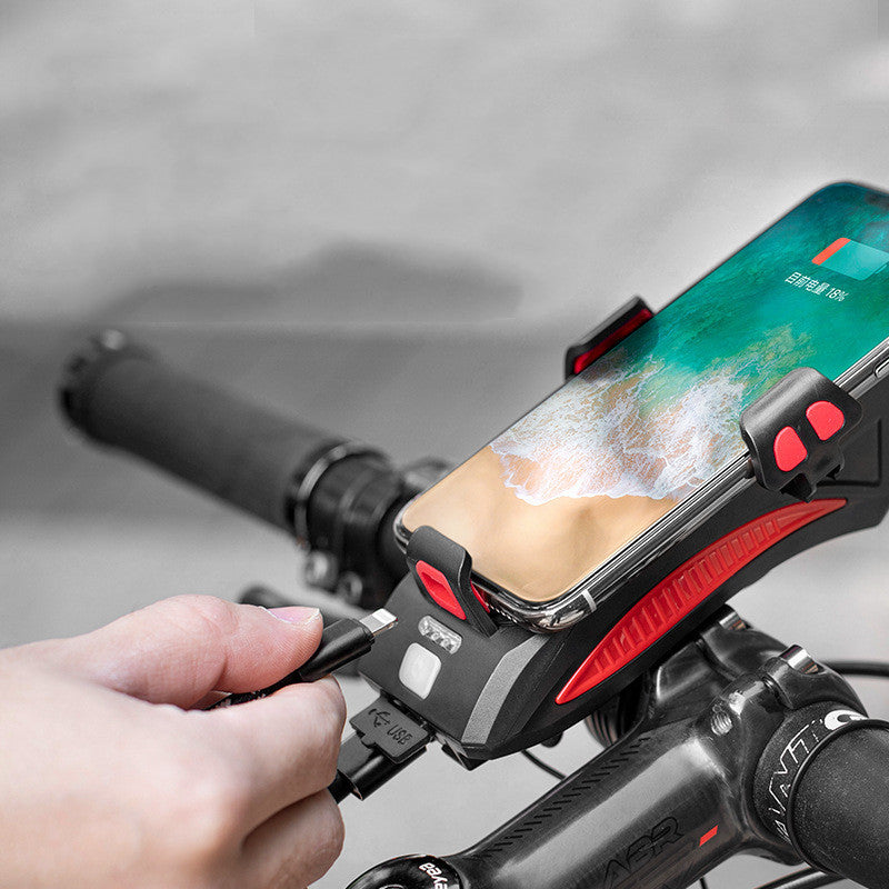 Support de téléphone portable, lampe de poche à lumière forte, accessoires de cyclisme sur route