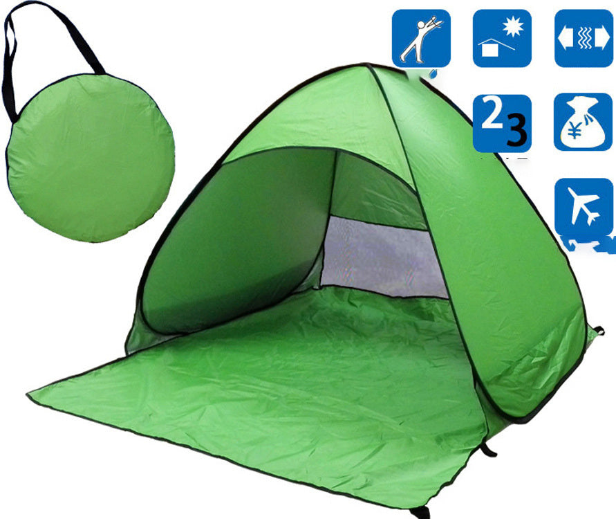 Tent Free To Build Camping Beach Sunscreen Tent Quick  Outdoor Camping Tent