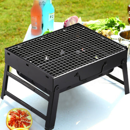 Barbecue au charbon de bois pliable et portable pour l'extérieur