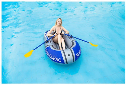 Bateau simple Bateau gonflable double Kayak Bateau en PVC Aéroglisseur Bateau de pêche