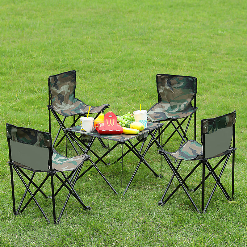 Tables et chaises pliantes portables d'extérieur