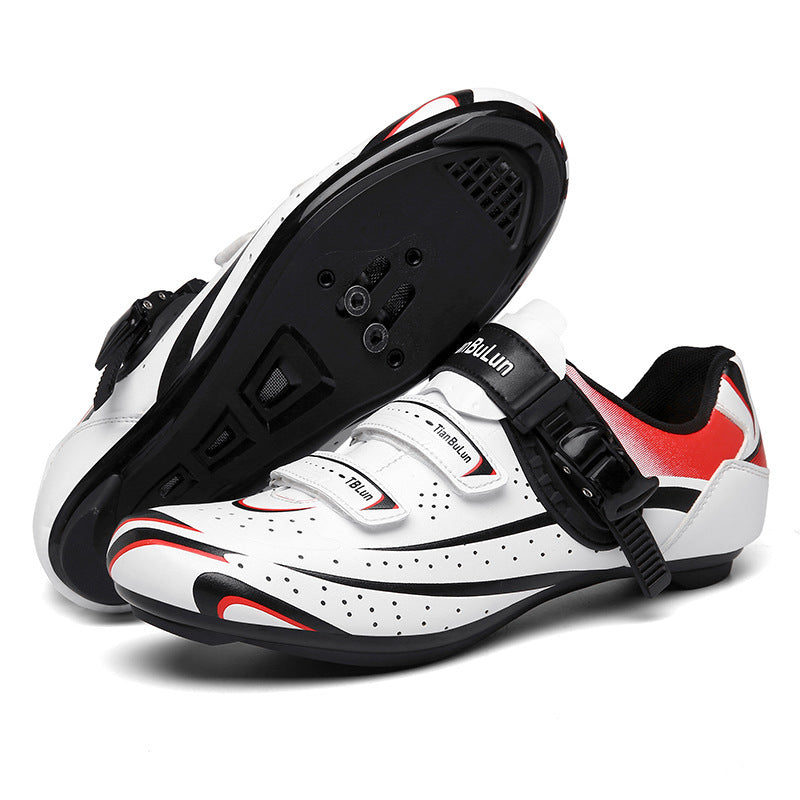 Chaussures de cyclisme d'extérieur non verrouillables, semelles en caoutchouc, chaussures de cyclisme tout-terrain pour hommes et femmes