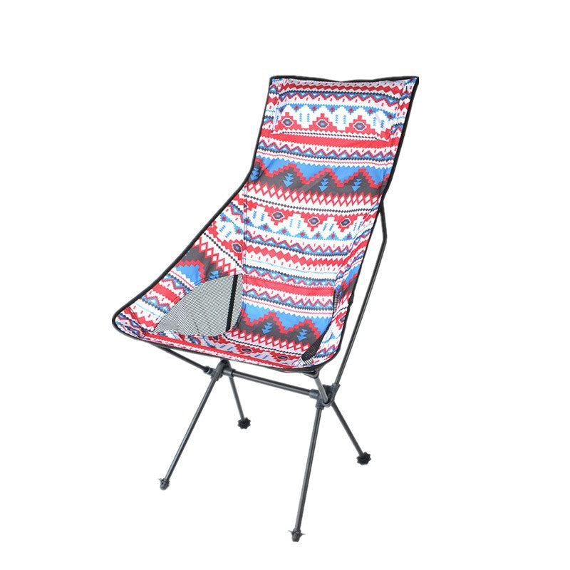 Chaise longue légère de loisirs pour camping, plage, pêche, grande chaise lunaire en alliage d'aluminium