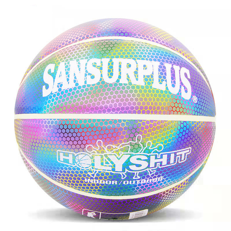 Jeu de basket-ball fluorescent lumineux et brillant pour la nuit