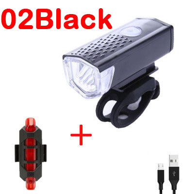 Bicycle Front Light USB Charging Highlight Headlight