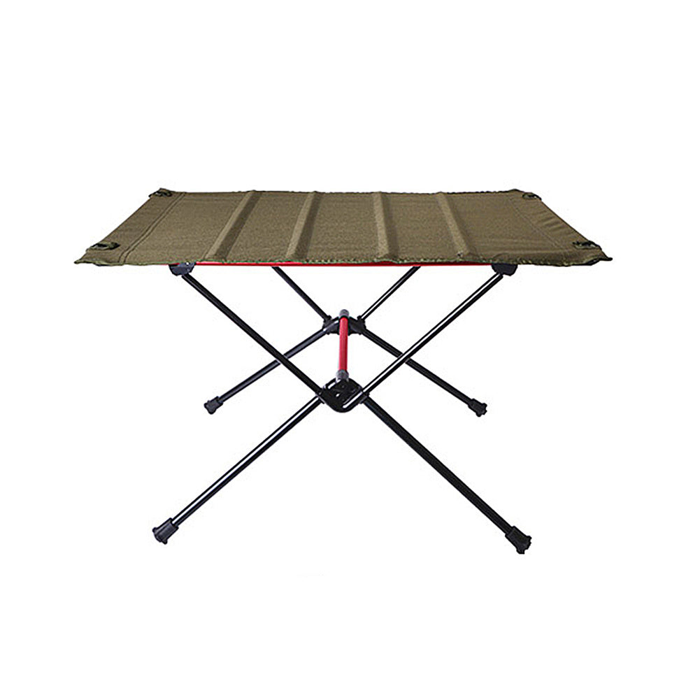 Table de camping pliante d'extérieur en maille pour barbecue et pique-nique