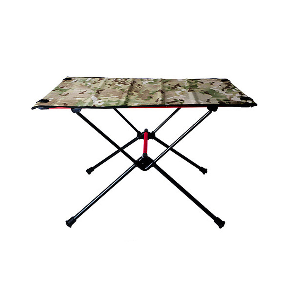 Table de camping pliante d'extérieur en maille pour barbecue et pique-nique