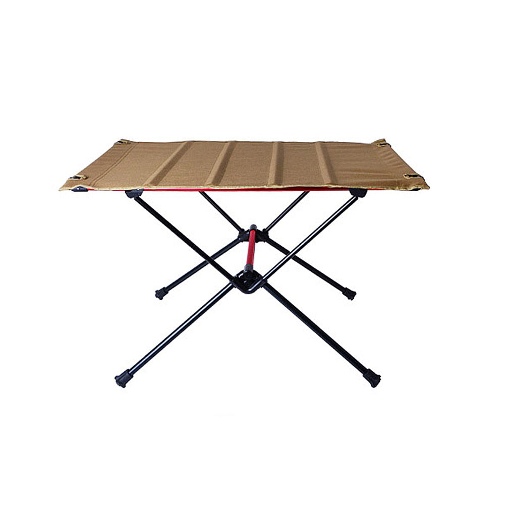 Table de camping pliante d'extérieur en maille pour barbecue et pique-nique