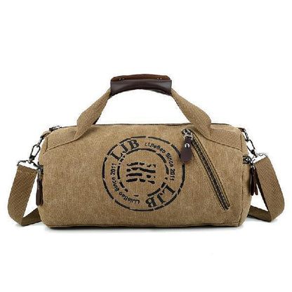 Sac à bandoulière de voyage portable en toile de grande capacité pour étudiants hommes et femmes, sac de voyage de courte distance, sac de sport, sac de sport