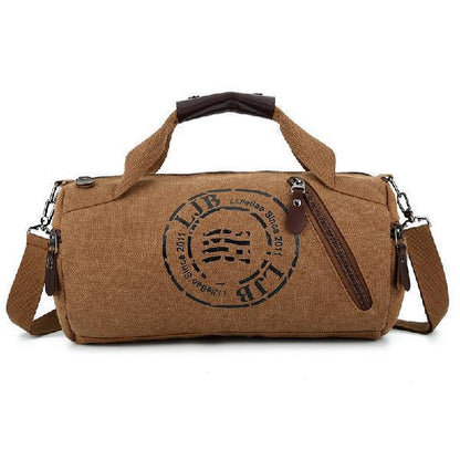 Sac à bandoulière de voyage portable en toile de grande capacité pour étudiants hommes et femmes, sac de voyage de courte distance, sac de sport, sac de sport