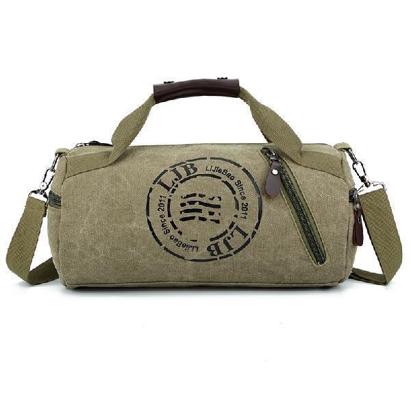 Sac à bandoulière de voyage portable en toile de grande capacité pour étudiants hommes et femmes, sac de voyage de courte distance, sac de sport, sac de sport