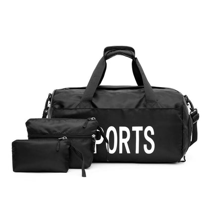 Sac de sport indépendant en nylon en trois parties