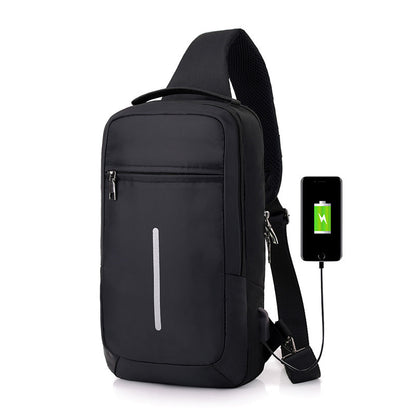 Sac de poitrine antivol avec chargeur USB