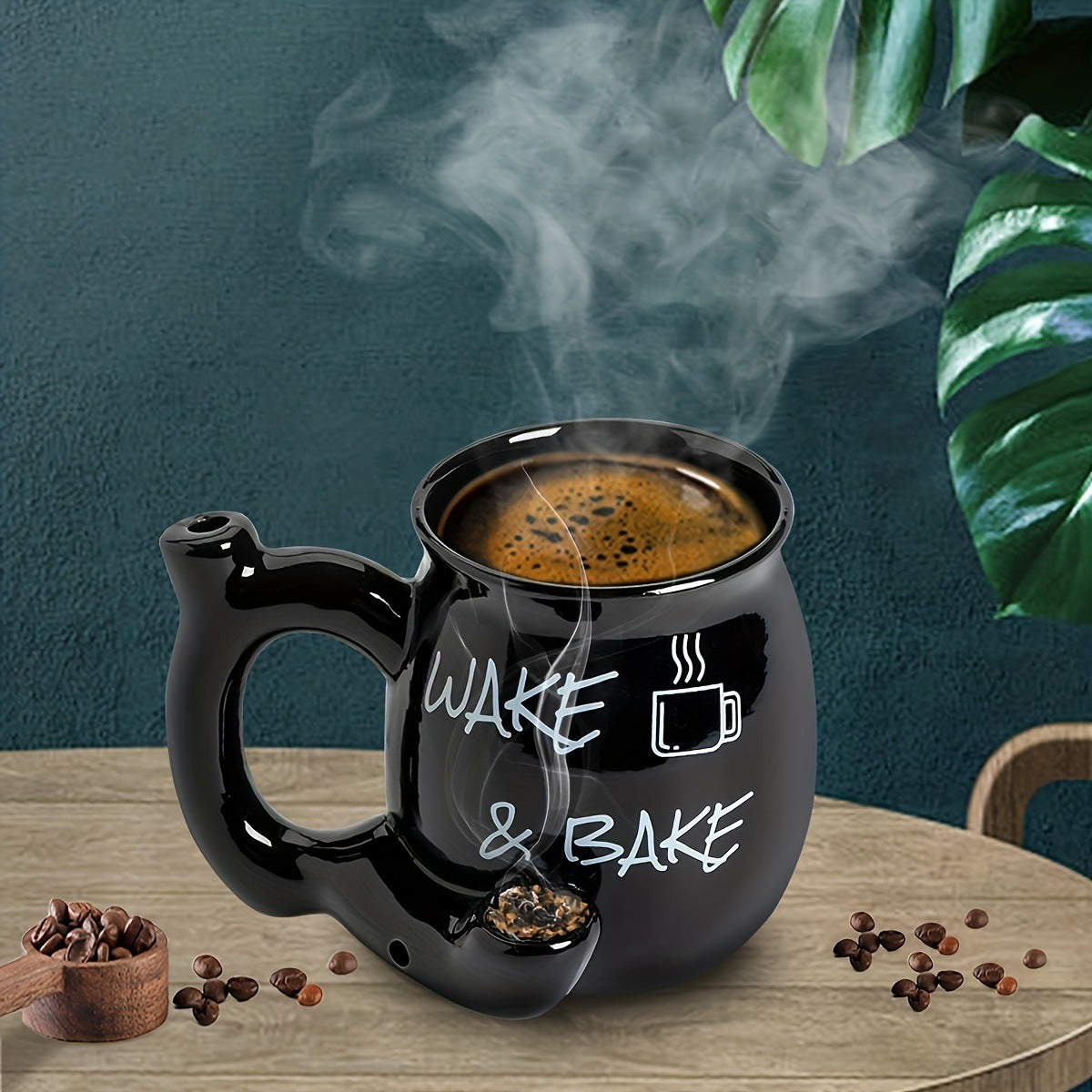 Multifunctional Ceramic Smoking Coffee Cup