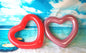 Net Red Ins Love Floating Row Of Seats Oversized 120cm Heart Shaped Swim Ring Of Water Toys