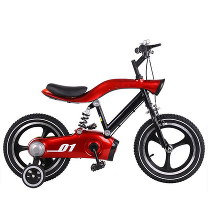 Vélo pour enfants en acier à haute teneur en carbone avec pédale lumineuse musicale