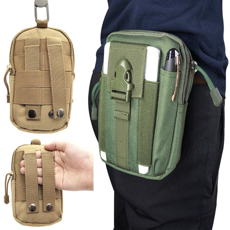 Sac de poche tactique Molle pour sports de plein air pour homme de 5,5 à 6 pouces, sac étanche pour téléphone portable