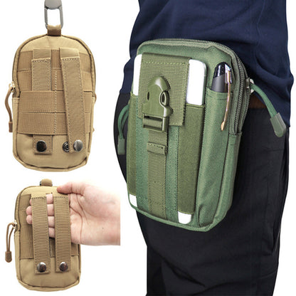 Sac de poche tactique Molle pour sports de plein air pour homme de 5,5 à 6 pouces, sac étanche pour téléphone portable