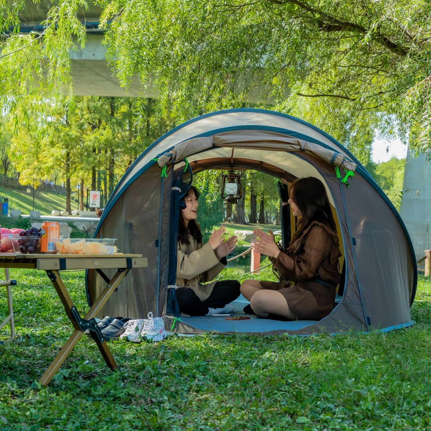 Fournitures d'extérieur Tente de camping à ouverture automatique monocouche