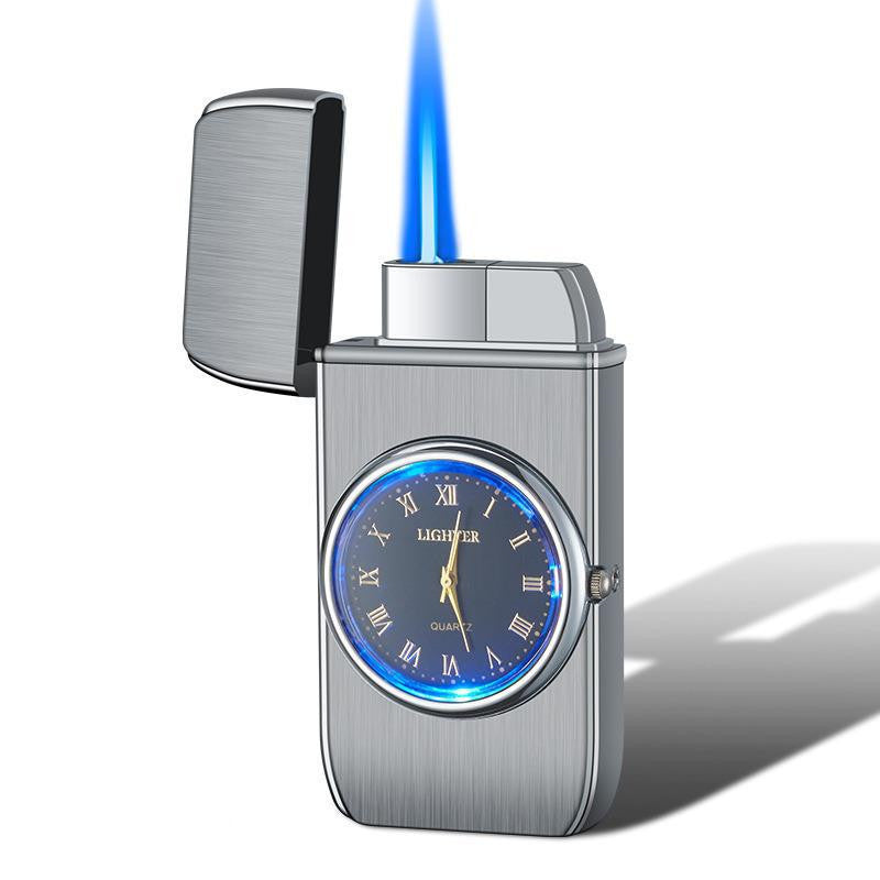 New Watch With Light Inflatable Windproof Torch Lighter