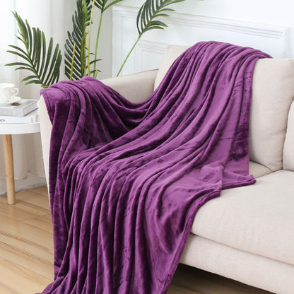 Solid Color Blanket Flannel Blanket