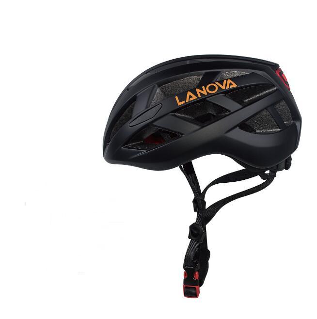 Casque de vélo monobloc pour homme et femme avec éclairage