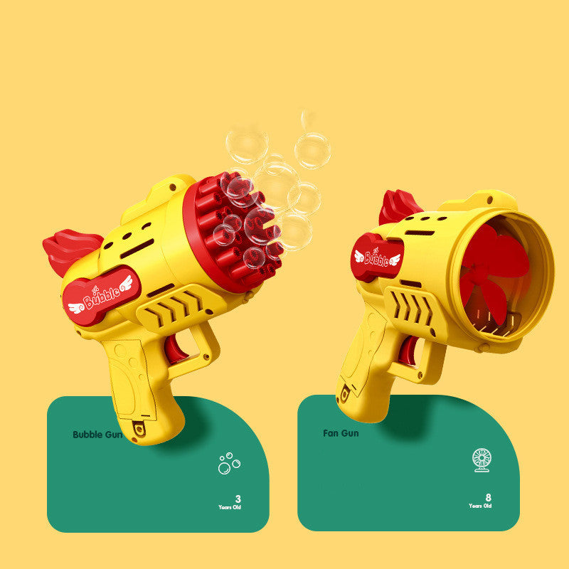 Pistolet à bulles lumineux Gatling Electric Petits jouets pour enfants