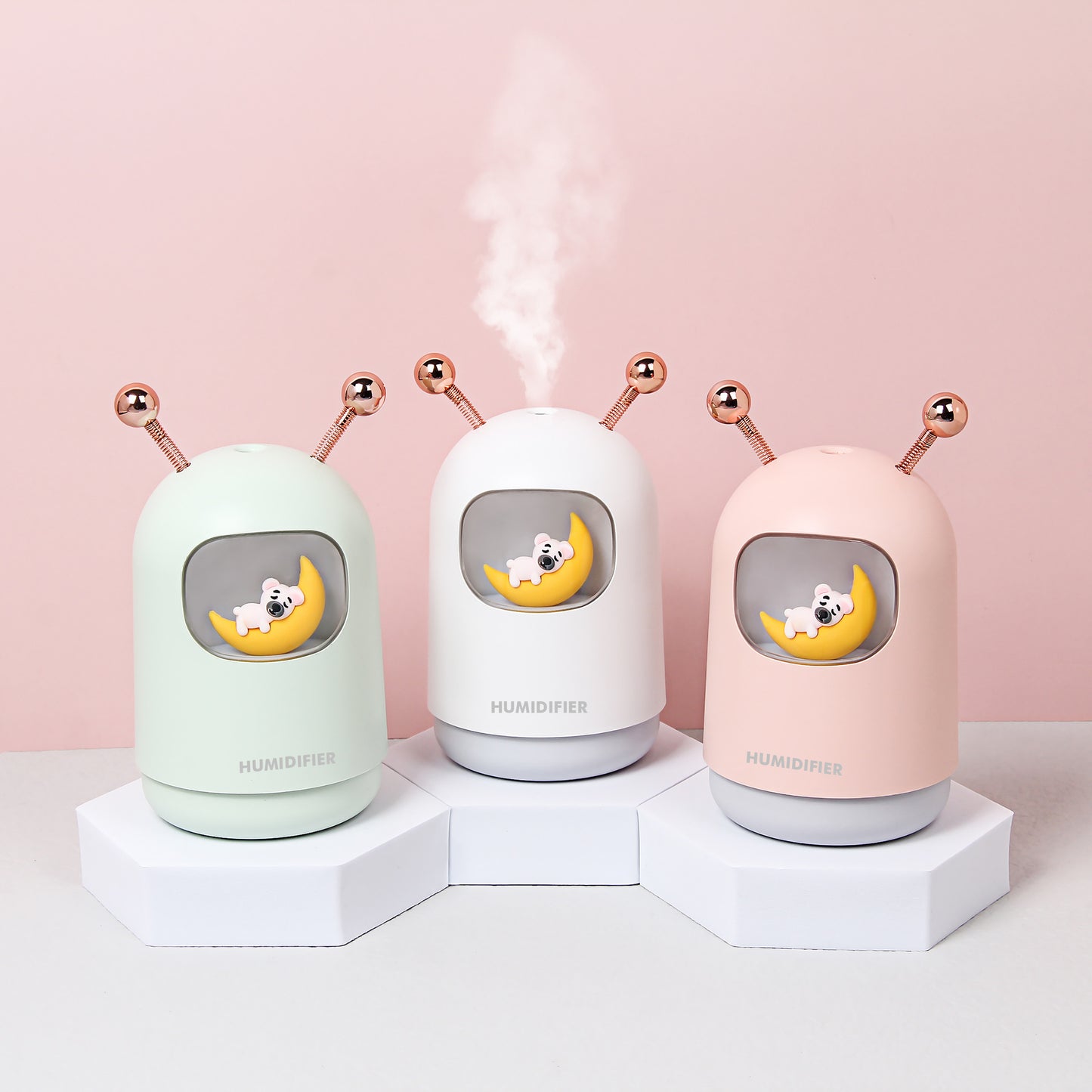 Humidificateur mignon pour animaux de compagnie, brouillard épais, mini purificateur d'air USB pour voiture, petit humidificateur créatif hydratant pour la maison