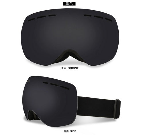 Lunettes de ski, lunettes de snowboard pour sports de neige d'hiver avec protection UV antibuée pour hommes, femmes, jeunes, motoneige, ski, patinage