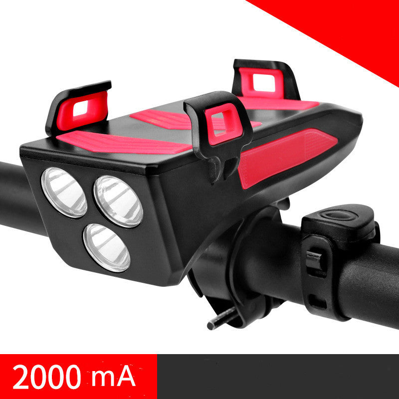 Multifunctional bicycle headlight