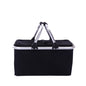 30L Large Folding Picnic Camping Insulated Cooler Hamper Storage Basket Bag