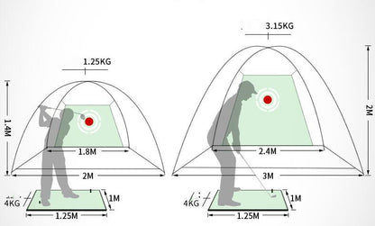 Indoor And Outdoor Golf Practice Network