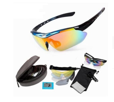 Lunettes de cyclisme polarisées coupe-vent pour l'extérieur