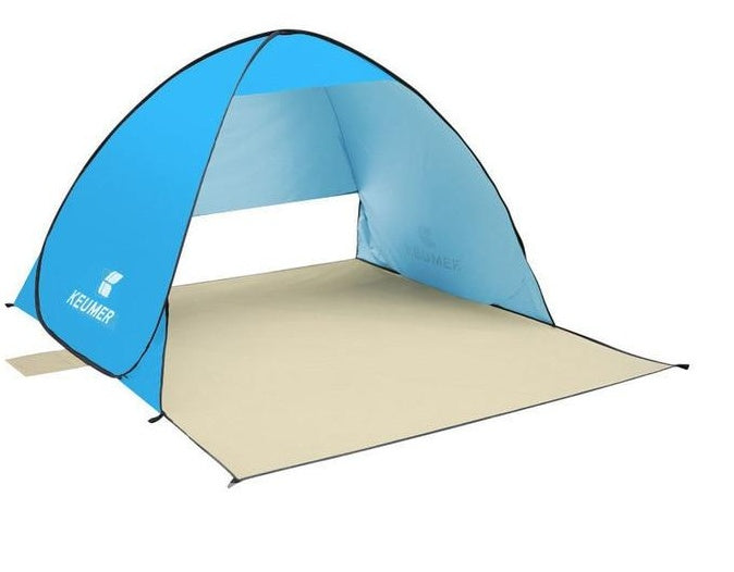 Tente de plage protection UV parasol double tente automatique tente de camping