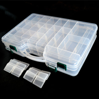 Sub box, double deck, double deck, double deck, sub bait, bait box, fake bait box, storage box, large capacity fishing box