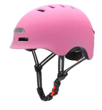 Casque de sécurité pour skateboard, vélo, véhicule électrique, éclairage d'avertissement, lumière intelligente, sport