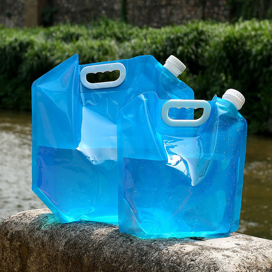 Conteneur de sacs d'eau portables pliables en PVC pour camping en plein air et randonnée