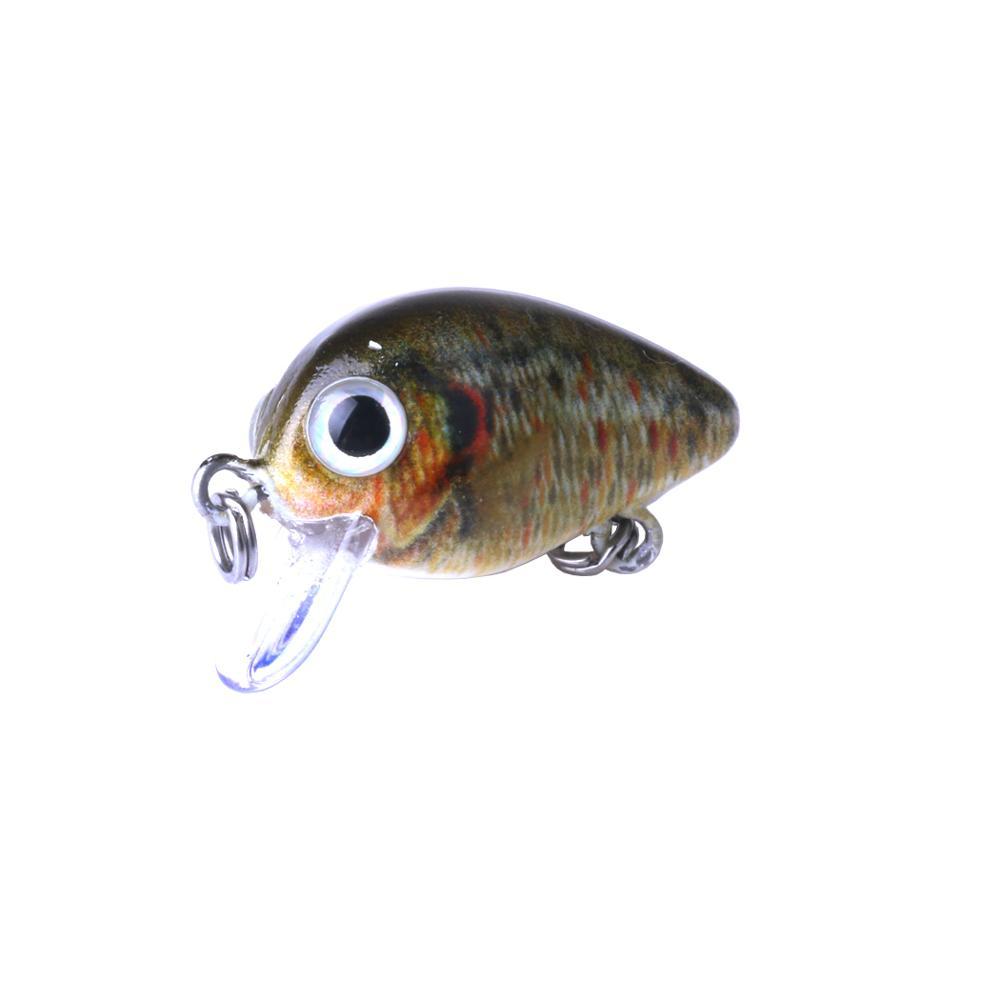 Mini leurres de pêche Crankbait 2,7 cm 1,5 G coffret d'appâts