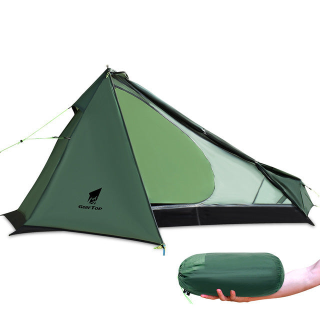 Tente de pique-nique de camping à ouverture droite avec ensemble complet de tentes simples sans poteau