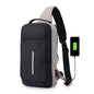 Sac de poitrine antivol avec chargeur USB