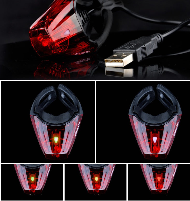 Bicycle Tail Light Safety Tail Light Night Riding Light