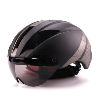 Bicycle Aero Helmet Cycling Helmet Road Mountain Integral Triathlon Bike Helmet Men Race Airo Time-Trial TT Bike Helmet