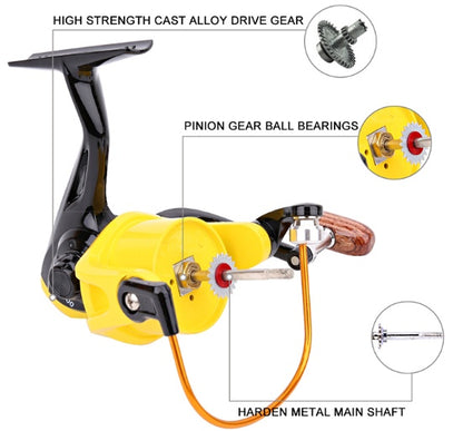 Hunting fish king metal fishing reel