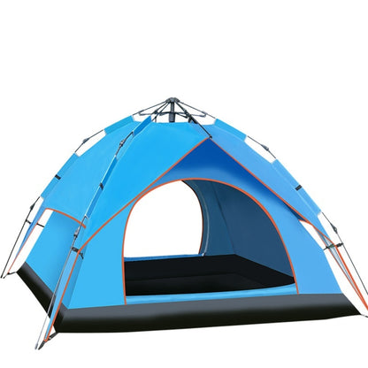 Tente de camping en tissu Oxford à double couche pour 3 à 4 personnes