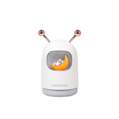 Humidificateur mignon pour animaux de compagnie, brouillard épais, mini purificateur d'air USB pour voiture, petit humidificateur créatif hydratant pour la maison