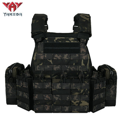 Gilet tactique amphibie de camouflage de combat Gilet tactique CS de ventilateur militaire extérieur